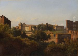 View of the Colosseum and the Arch of Constantine from the Palatine by Jean-Charles-Joseph Remond