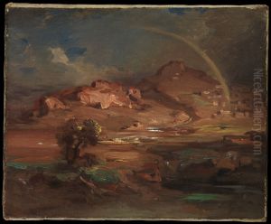 The Cemetery at Pronoia near Nauplia by Carl Rottmann