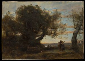 The Gypsies by Jean-Baptiste Camille Corot