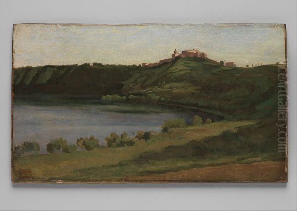 Lake Albano and Castel Gandolfo - view 1
