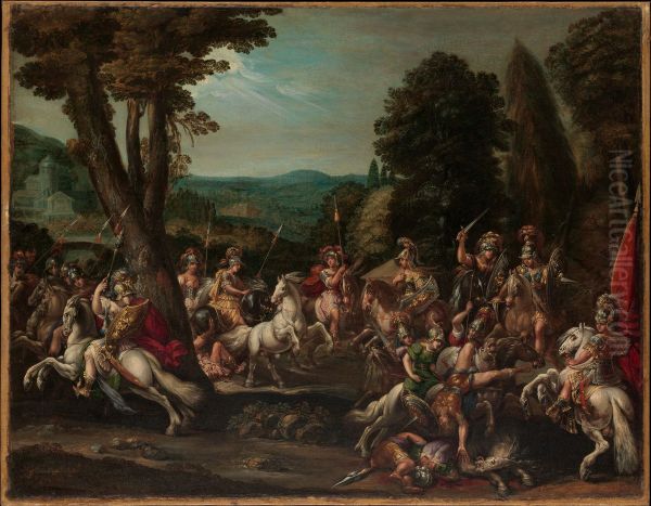 Triumph of the Amazons - view 1