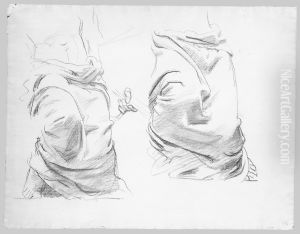 Painting, Study for "Architecture, Painting and Sculpture Proctected from Raverages of Time by Athena"