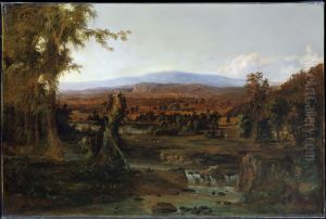 Landscape with Shepherd by Robert Seldon Duncanson