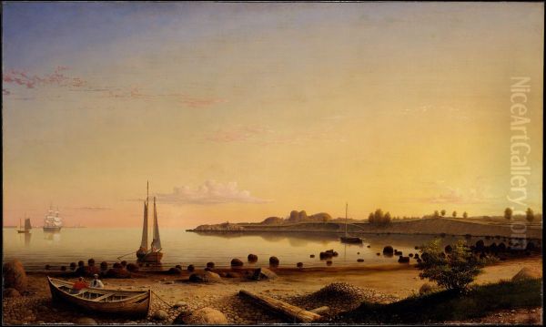 Stage Fort across Gloucester Harbor - view 1