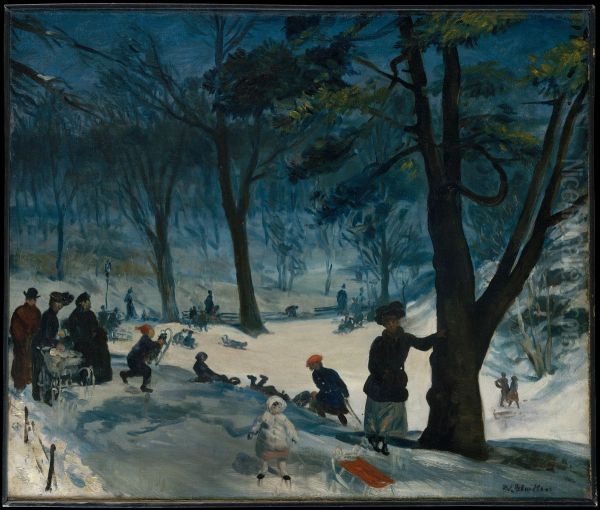 Central Park, Winter - view 1