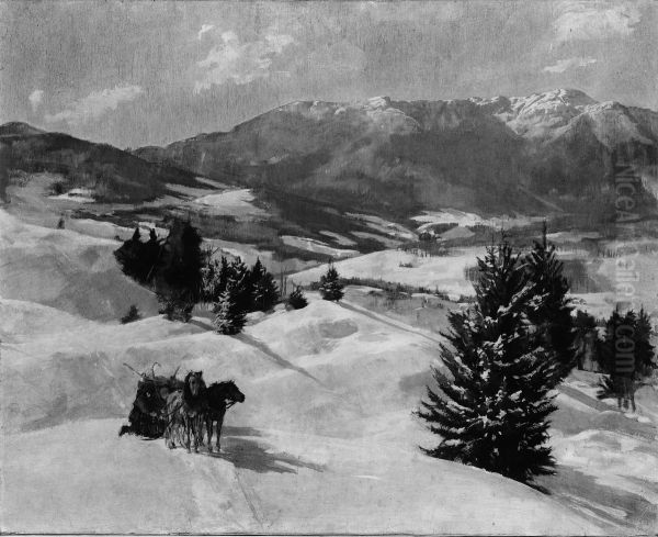 Mount Mansfield in Winter - view 1