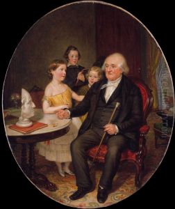 Great-Grand-Father's Tale of the Revolution-A Portrait of Reverend Zachariah Greene by William Sidney Mount