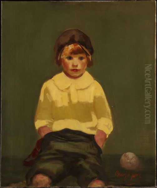 Boy with Baseball - view 1