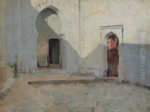 Courtyard, Tetuan, Morocco by John Singer Sargent