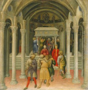 The Crippled and Sick Cured at the Tomb of Saint Nicholas by Gentile Da Fabriano