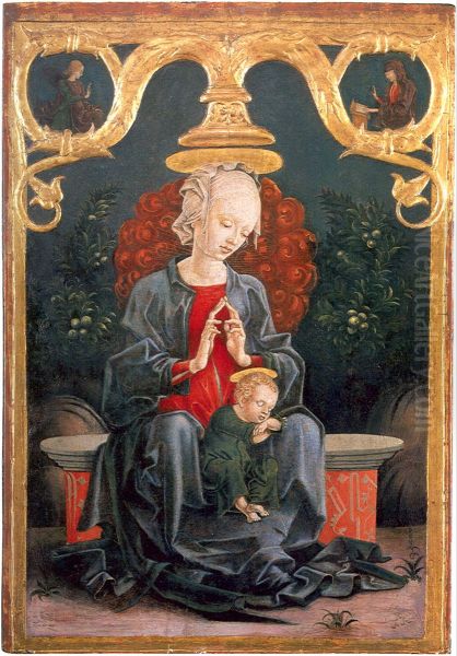 Madonna and Child in a Garden - view 1