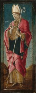 Hl. Maurelius von Ferrara by Cosimo Tura