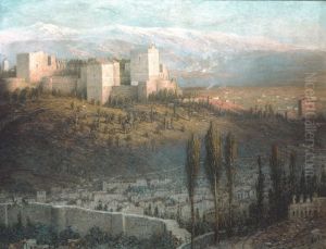 The Alhambra, Granada, Spain by John Ferguson Weir