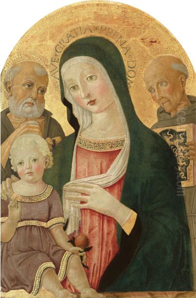 Madonna and Child with Saint Jerome and Saint Bernardino of Siena - view 1