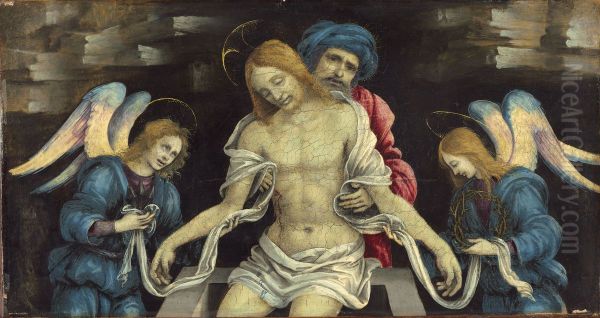 Pieta (The Dead Christ Mourned by Nicodemus and Two Angels) - view 1