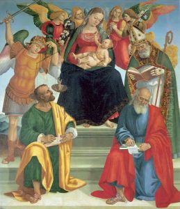 Madonna and Child with Saints and Angels by Luca Signorelli