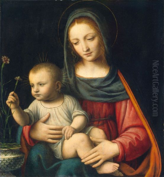 The Madonna of the Carnation - view 1