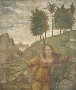 Procris Pierced by Cephalus' Javelin