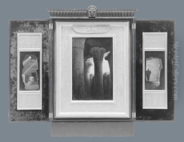 Egyptian Revival Triptych - view 1