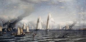 Finish-First International Race for America's Cup, August 8, 1870