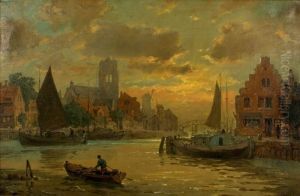 Canal Scene In Bruges
