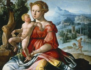 The Rest on the Flight into Egypt by Maarten Van Heemskerck