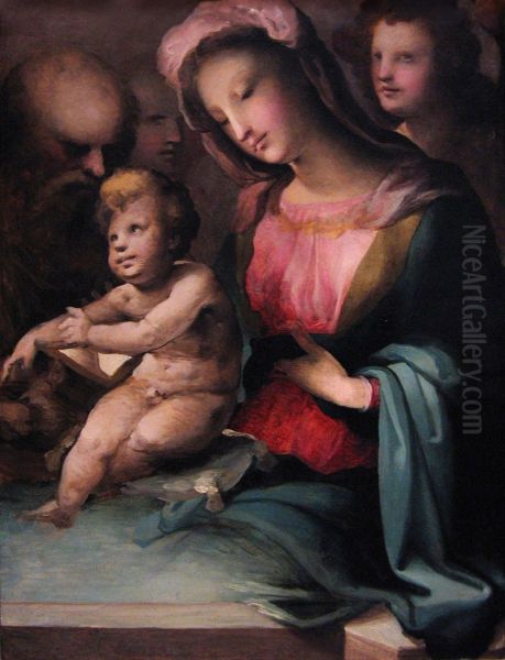 The Holy Family with Angels - view 1