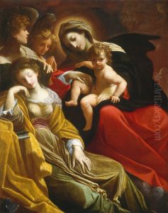 The Dream of Saint Catherine of Alexandria by Ludovico Carracci