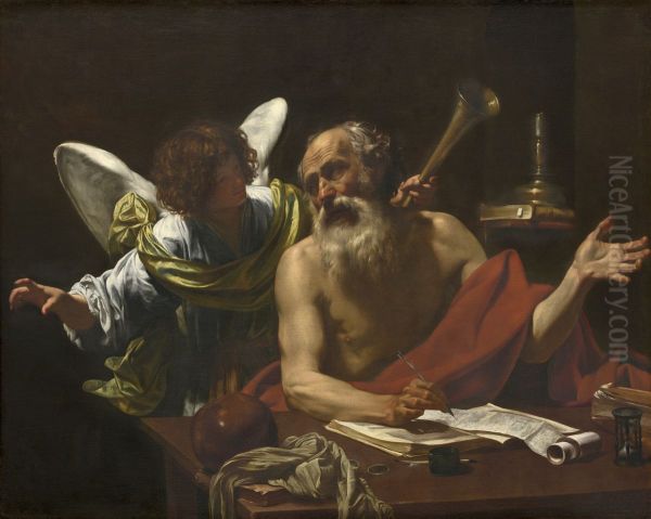 Saint Jerome and the Angel - view 1