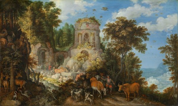Landscape with the Flight into Egypt - view 1