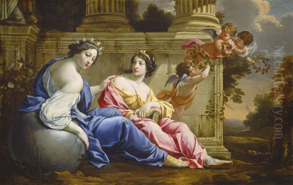 The Muses Urania and Calliope - view 1