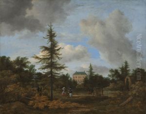 Country House in a Park by Jacob Van Ruisdael