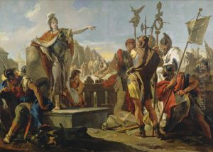 Queen Zenobia Addressing Her Soldiers