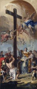 Hl. Helena findet das Heilige Kreuz, Entwurf