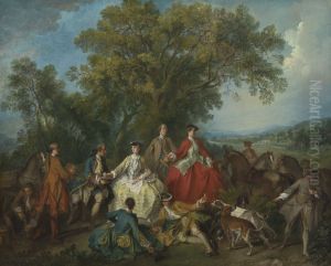 Picnic after the Hunt by Nicolas Lancret
