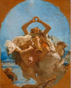 Saint Roch Carried to Heaven by Angels by Giovanni Battista Tiepolo