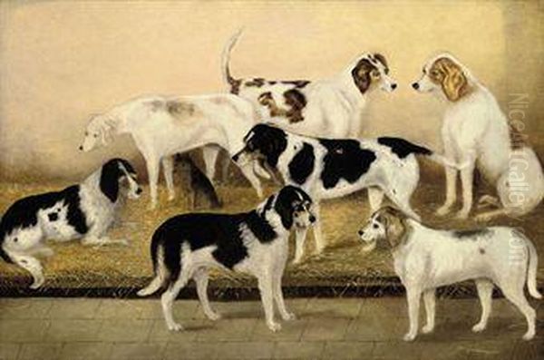 Favourite Hounds With A Favourite Terrier - view 1