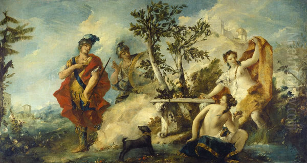 Carlo and Ubaldo Resisting the Enchantments of Armida's Nymphs - view 1