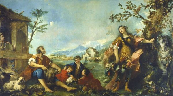 Erminia and the Shepherds - view 1