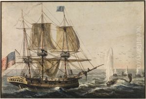 Replenishing the Ship's Larder with Codfish off the Newfoundland Coast by Pavel Svinyin