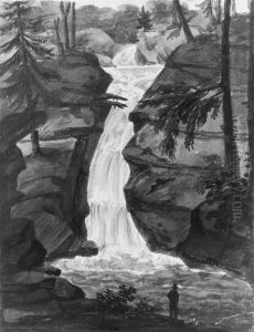 Upper Falls of Solomon's Creek (after an Engraving in The Port Folio Magazine, December 1809) by Pavel Svinyin