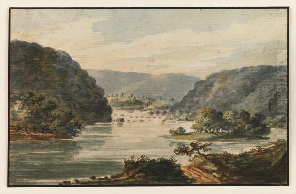 A View of the Potomac at Harpers Ferry - view 1