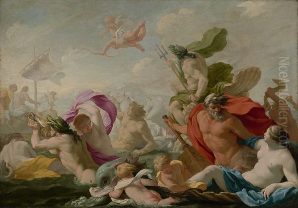 Marine Gods Paying Homage to Love - view 1