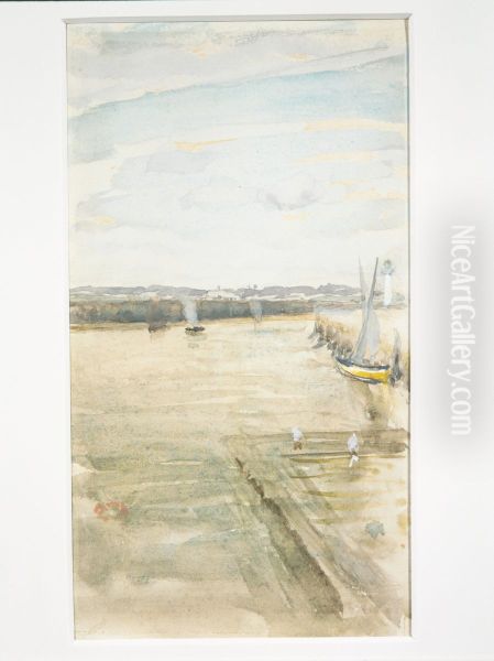 Scene on the Mersey - view 1