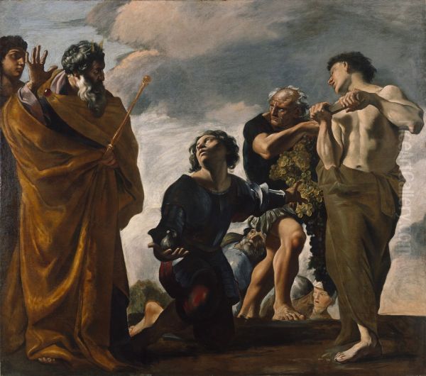Moses and the Messengers from Canaan - view 1