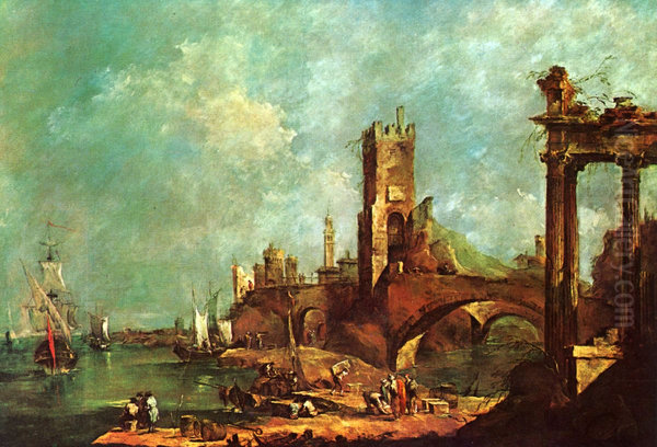 Capriccio of a Harbor - view 1