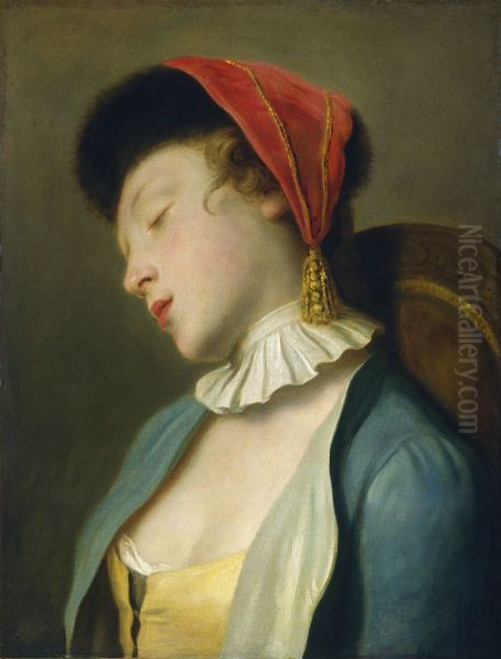 A Sleeping Girl - view 1