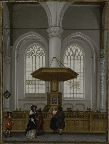 Interior of the Laurenskerk at Rotterdam - view 1