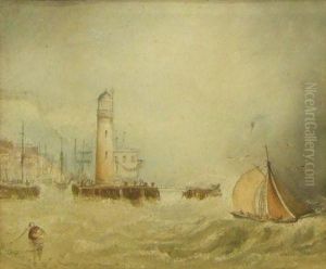 Shipping Of Scarborough by Henry Barlow Carter