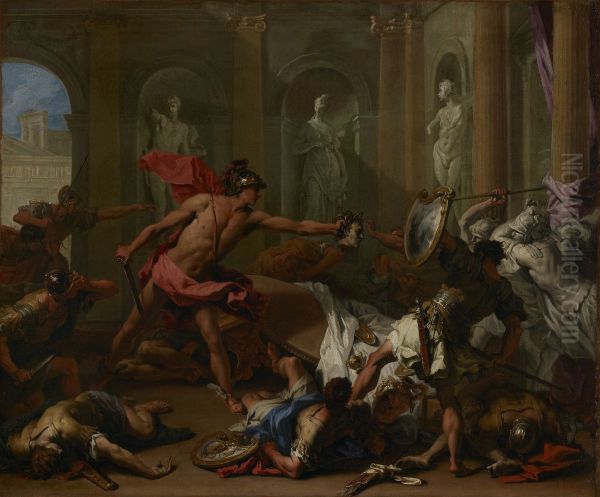 Perseus Confronting Phineus with the Head of Medusa - view 1